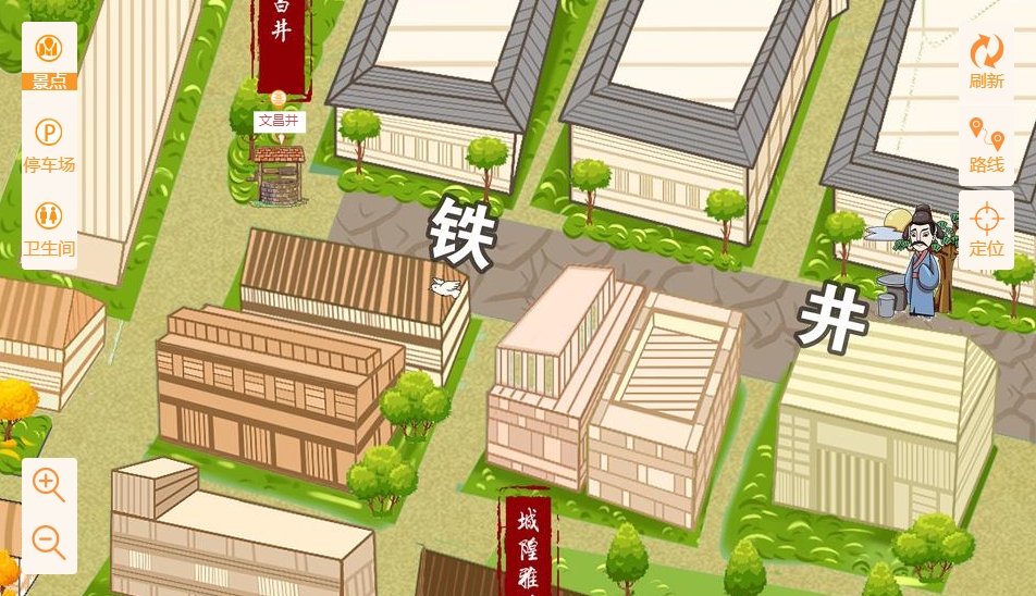 邯山智慧景区：手绘地图与语音导览的完美融合